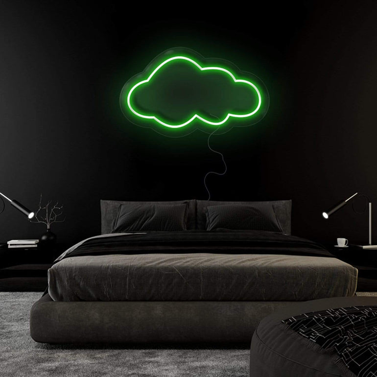 "Wolke" LED Neonschild Sign - NEONEVERGLOW
