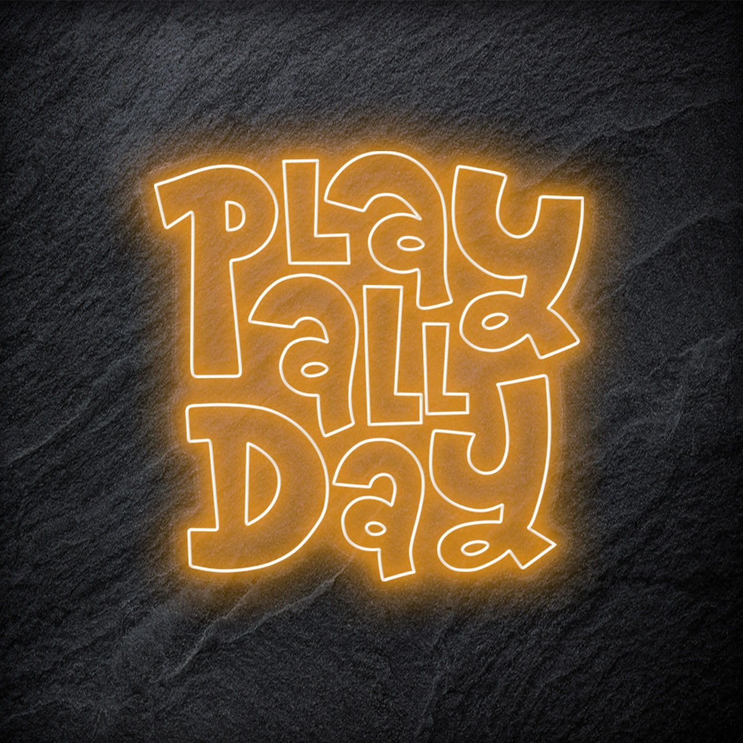 "Play All Day" LED Neonschild - NEONEVERGLOW