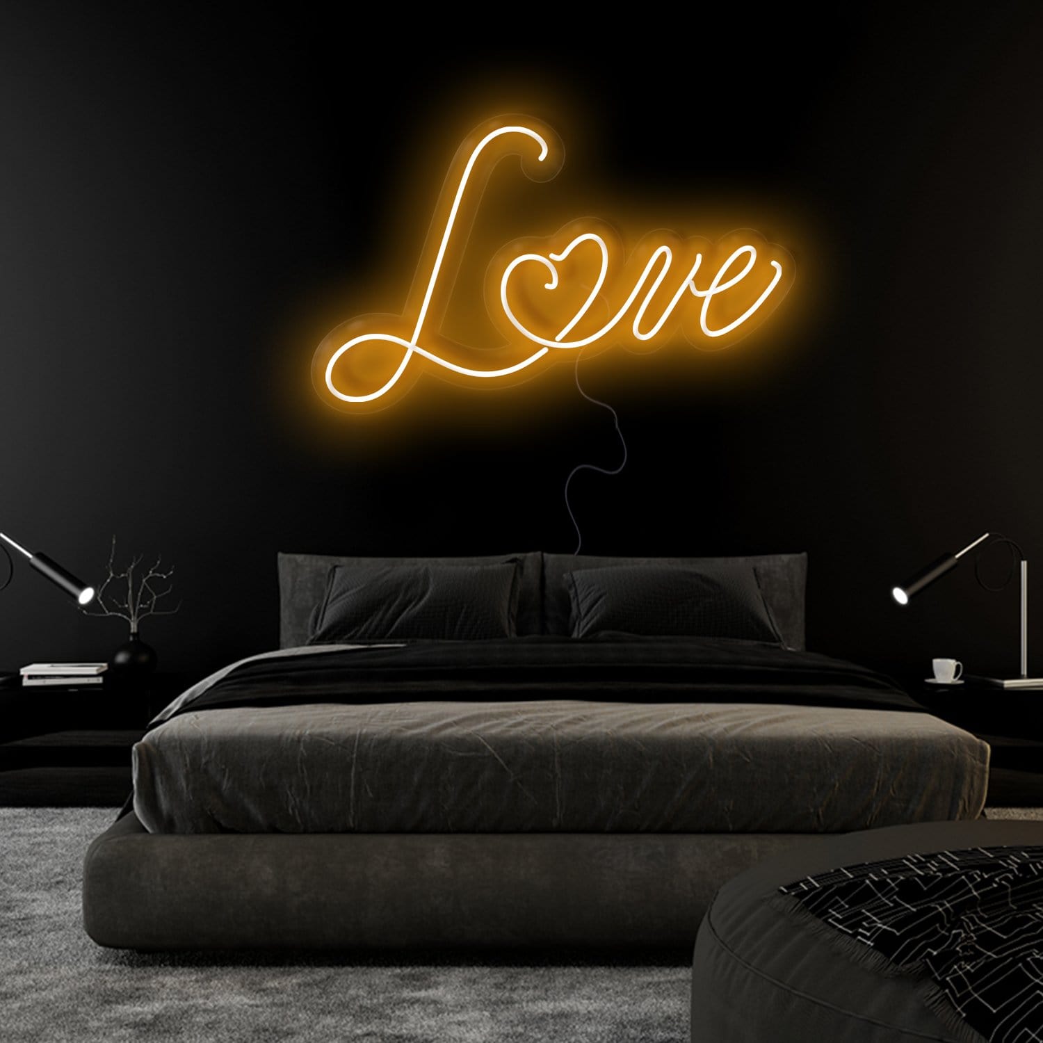 "Love" LED Neonschild Sign Schriftzug - NEONEVERGLOW