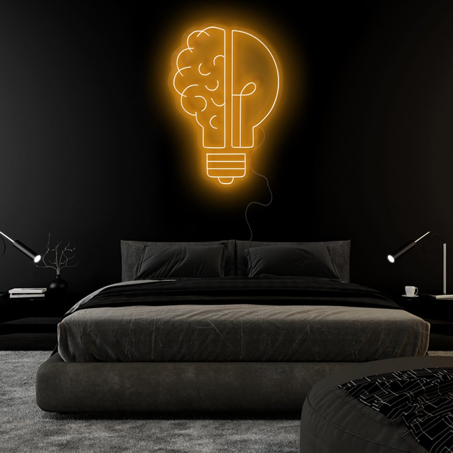 " Gedanken" LED Neonschild Sign - NEONEVERGLOW