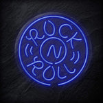 "Rockn Roll Musik" LED Neon Schild - NEONEVERGLOW