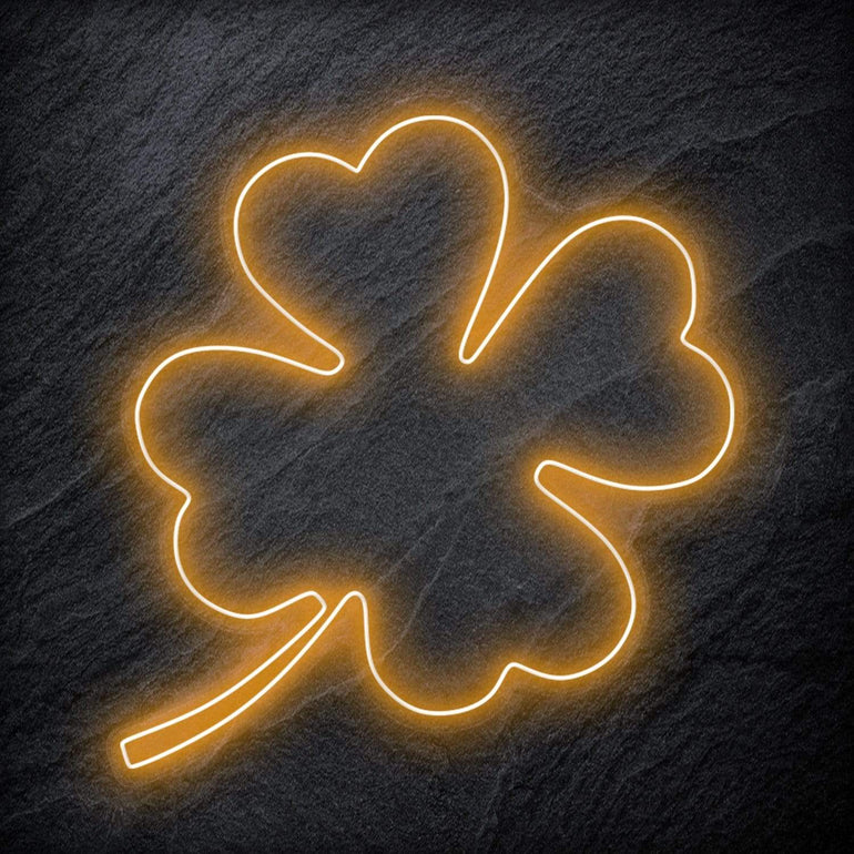 "Kleeblatt" LED Neonschild Schriftzug - NEONEVERGLOW