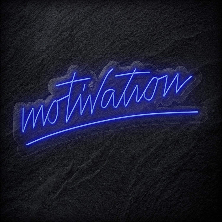 "Motivation" LED Neon Sign Schriftzug - NEONEVERGLOW