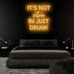 It´s not Love Im Just Drunk LED Neonschild Sign Schriftzug - NEONEVERGLOW