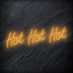 "Hot Hot Hot" LED Neon Schriftzug - NEONEVERGLOW