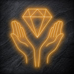 "Diamand" LED Neonschild - NEONEVERGLOW