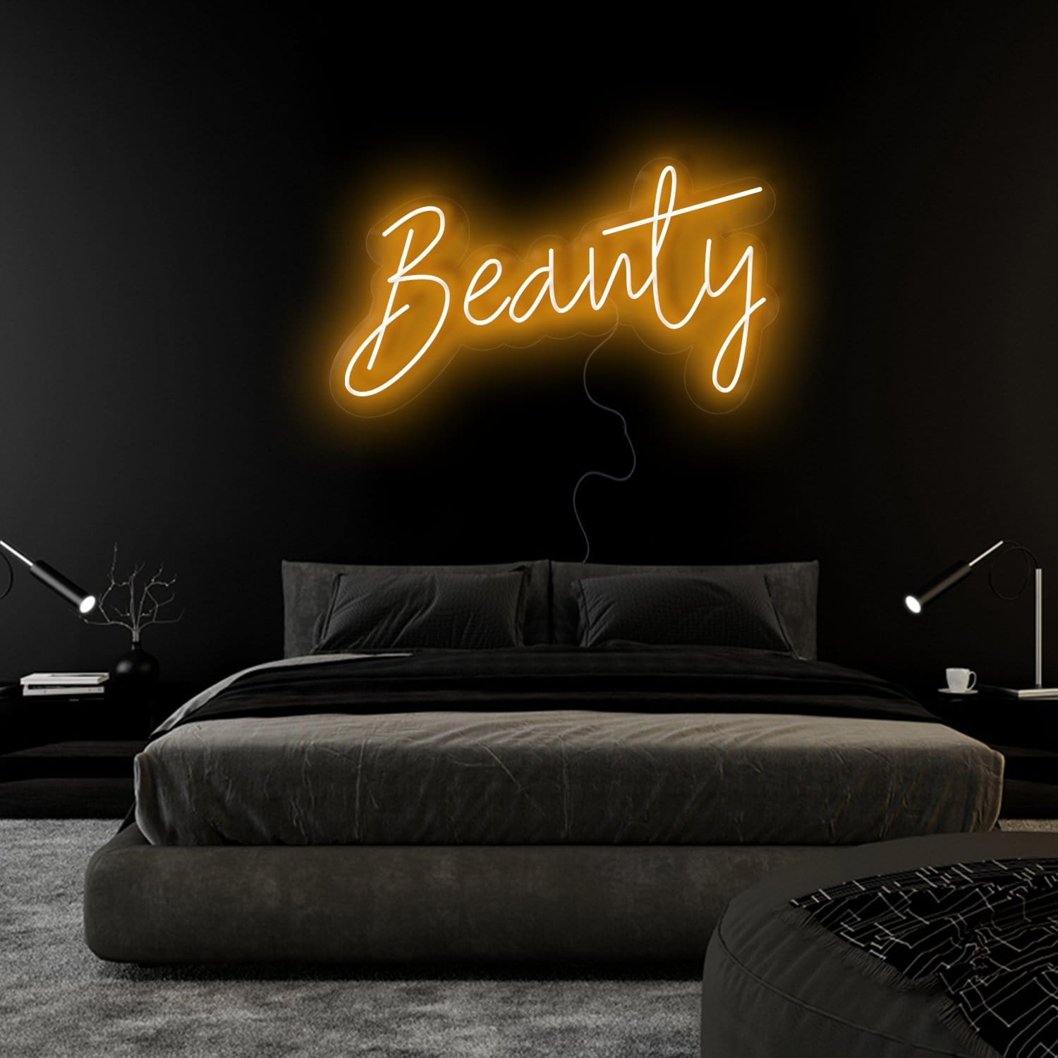 "Beauty" LED Neon Sign Schriftzug - NEONEVERGLOW