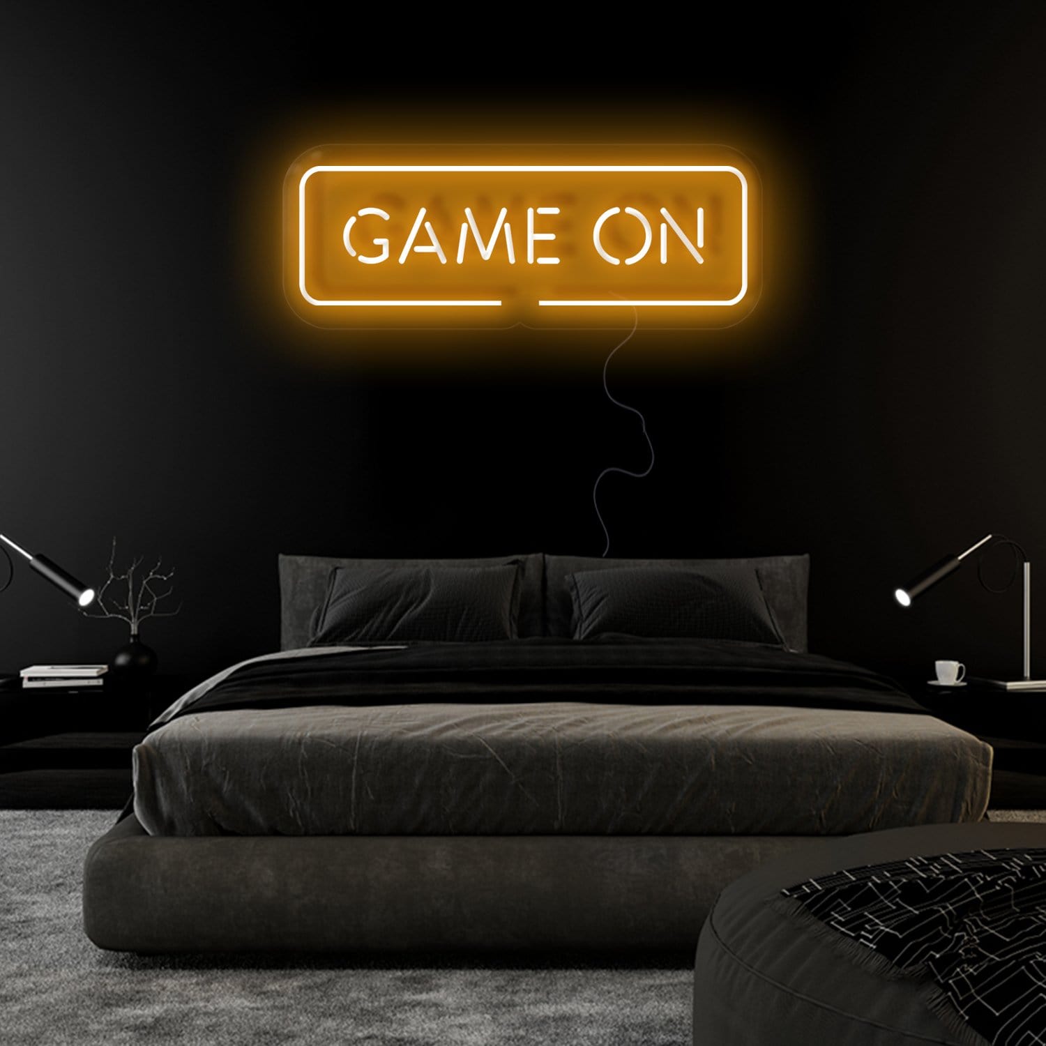 "Game On" LED  Neonschild Sign Schriftzug - NEONEVERGLOW