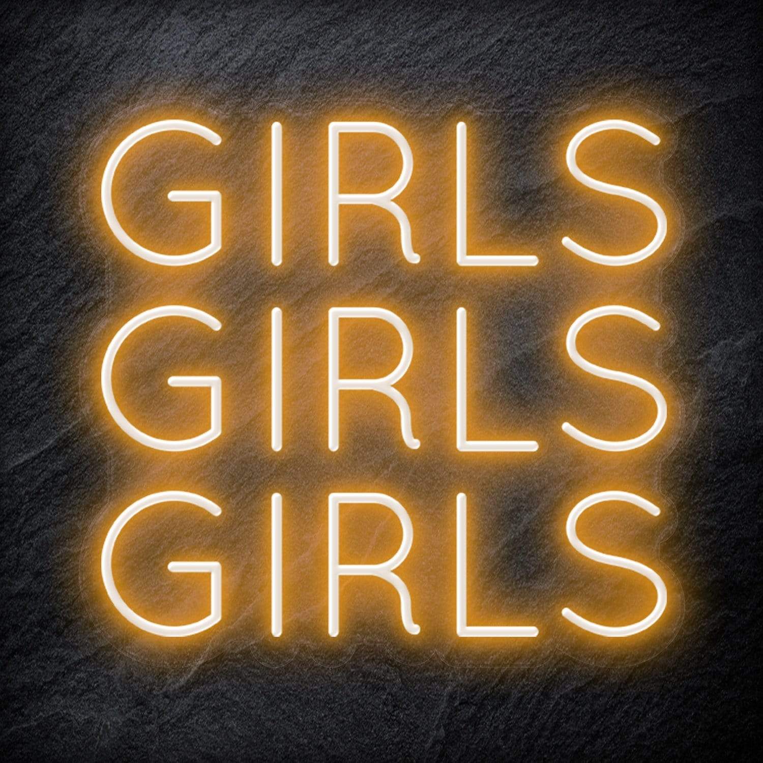 "Girls Girls Girls" LED Neon Schriftzug - NEONEVERGLOW
