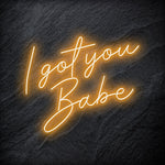 "I Got You Babe" LED Neon Schriftzug - NEONEVERGLOW