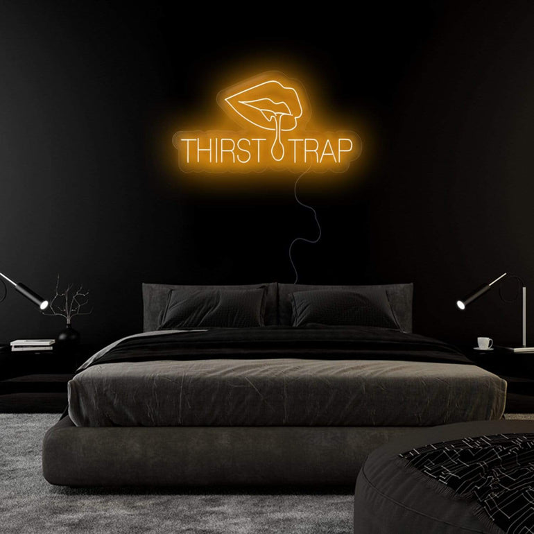 "Thirst Trap" LED Neonschild Sign - NEONEVERGLOW