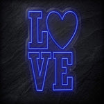 "LoVe" LED  Neon Schild - NEONEVERGLOW
