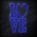 "LoVe" LED  Neon Schild - NEONEVERGLOW
