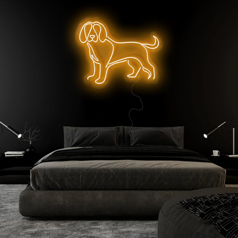 "Hund" LED Neonschild Sign - NEONEVERGLOW