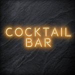 "Cocktail Bar" LED Neon Schriftzug SIgn - NEONEVERGLOW
