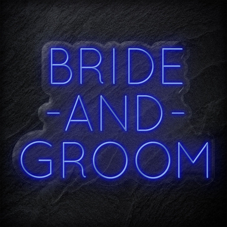 "Bride and Groom" LED Neon Schriftzug - NEONEVERGLOW