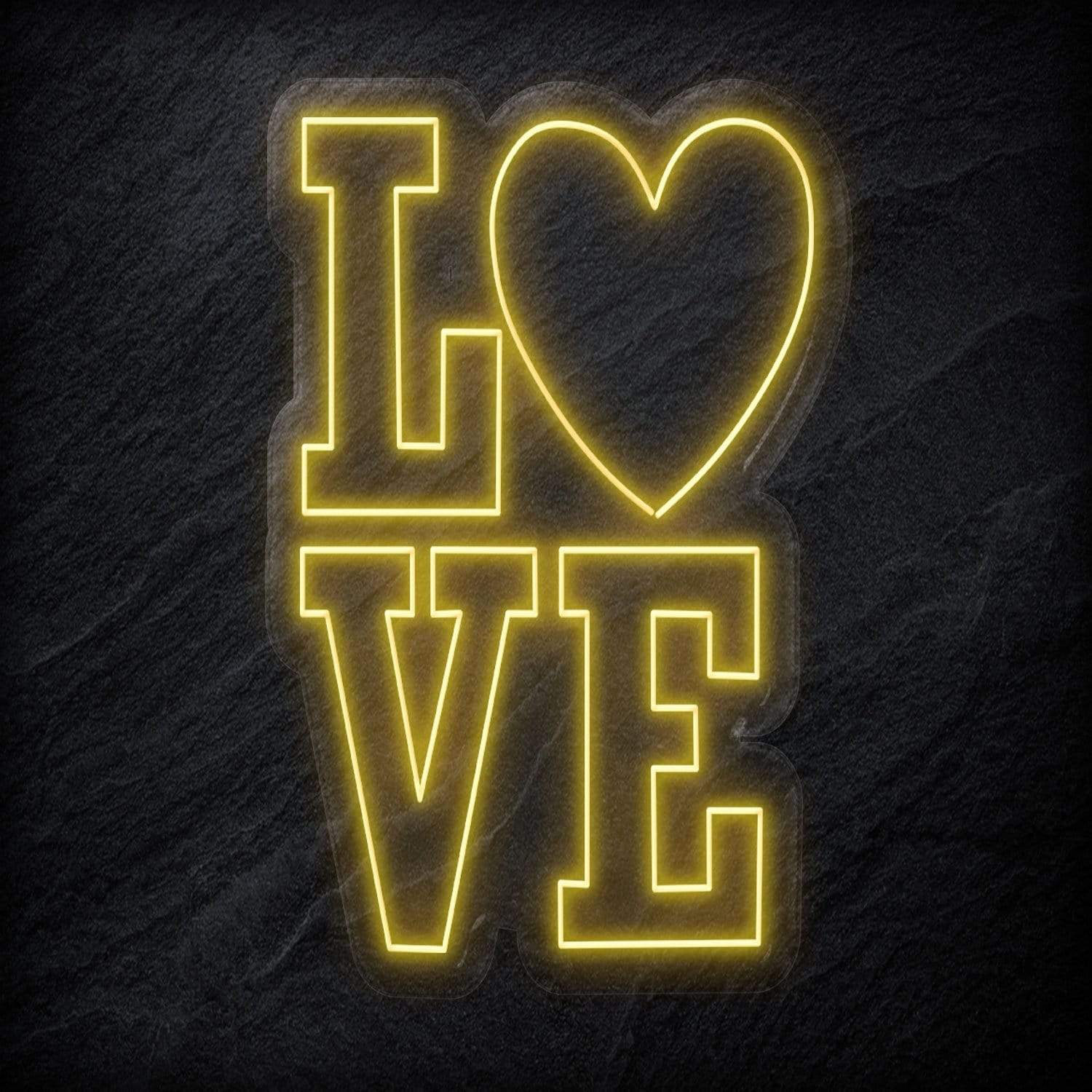 "LoVe" LED  Neon Schild - NEONEVERGLOW
