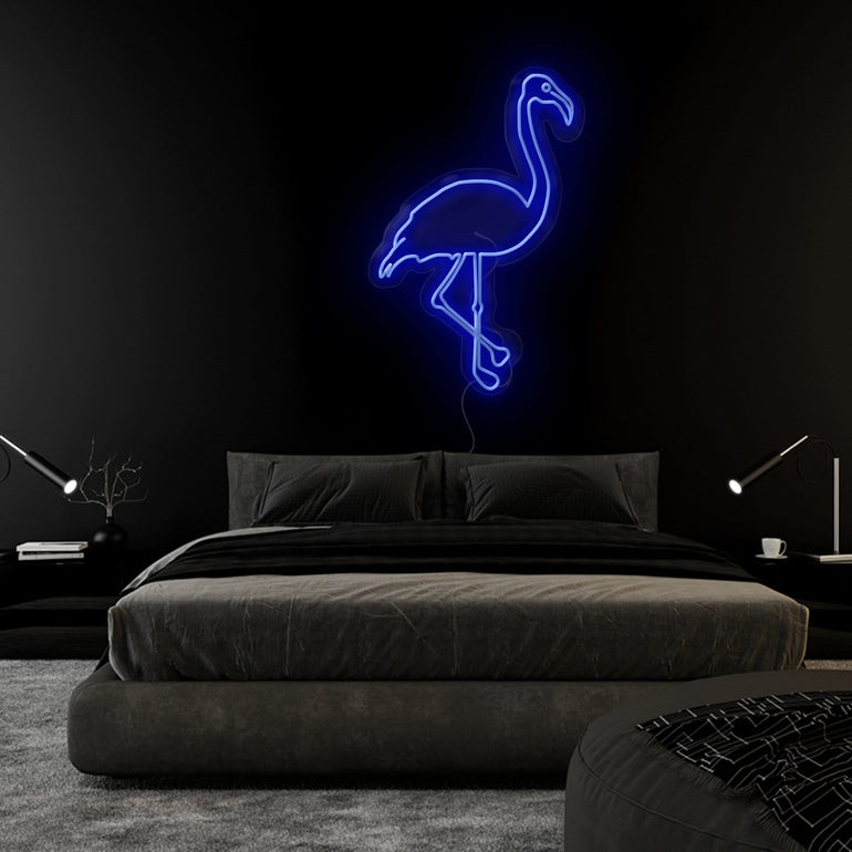 "Gans Bird" LED Neonschild Sign Schriftzug - NEONEVERGLOW