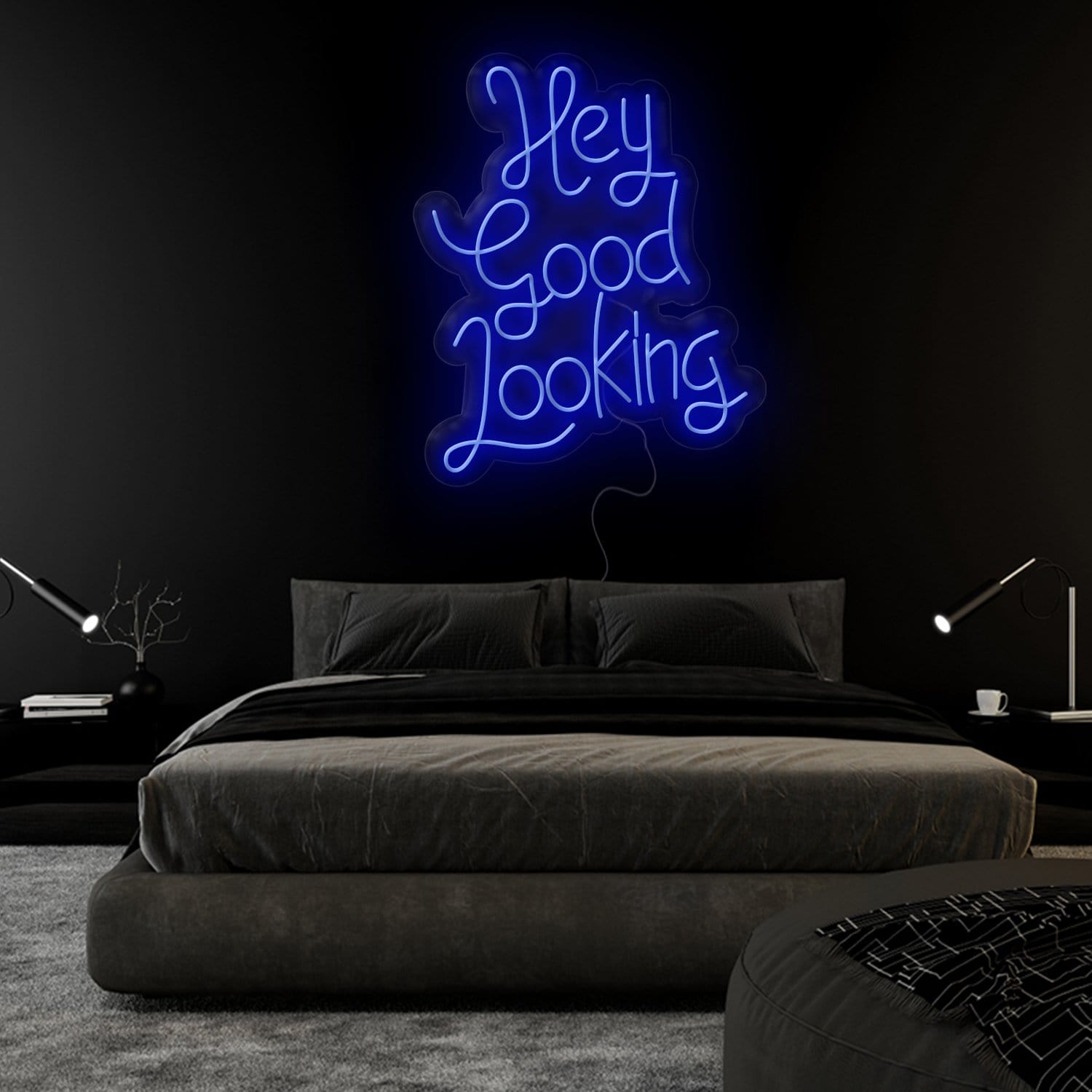"Hey Good Looking" LED Neonschild Sign Schriftzug - NEONEVERGLOW