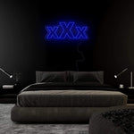 "xXx" LED Neonschild Sign Schriftzug - NEONEVERGLOW
