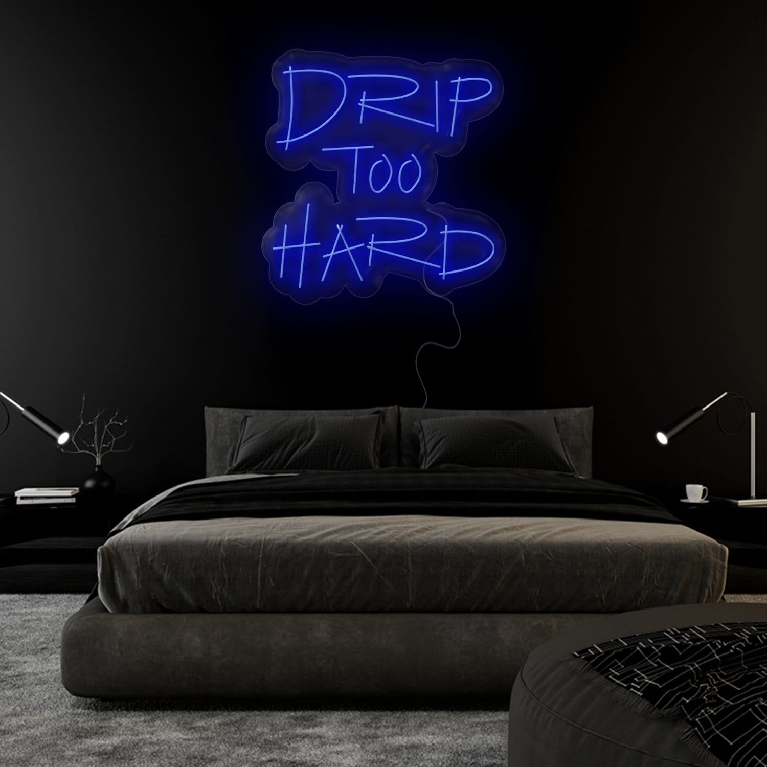 "Drip To Hard" LED Neonschild Sign - NEONEVERGLOW
