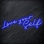 "Love Yourself" LED Neon Schriftzug - NEONEVERGLOW