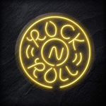 "Rockn Roll Musik" LED Neon Schild - NEONEVERGLOW