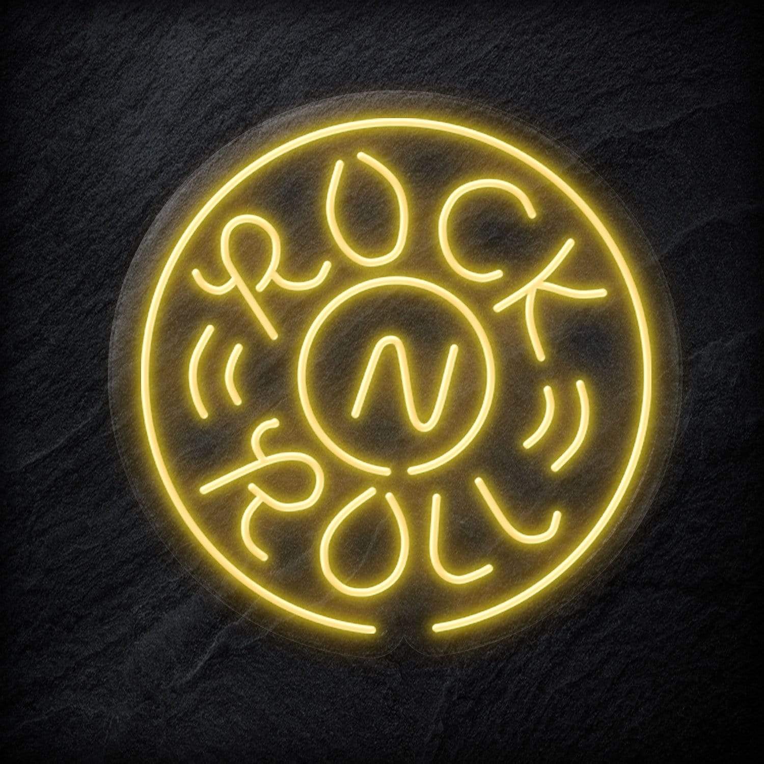 "Rockn Roll Musik" LED Neon Schild - NEONEVERGLOW