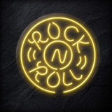 "Rockn Roll Musik" LED Neon Schild - NEONEVERGLOW