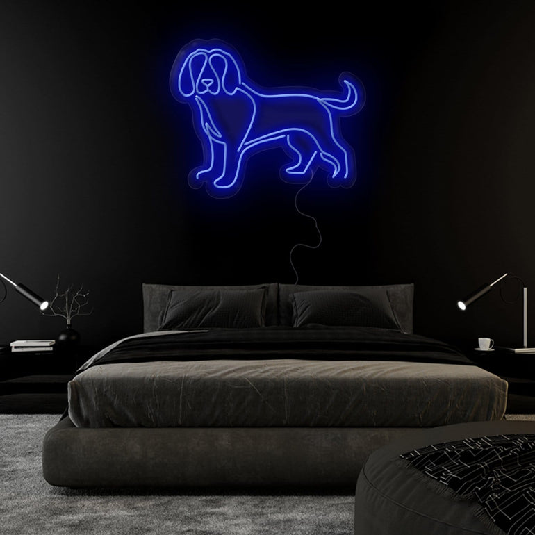 "Hund" LED Neonschild Sign - NEONEVERGLOW