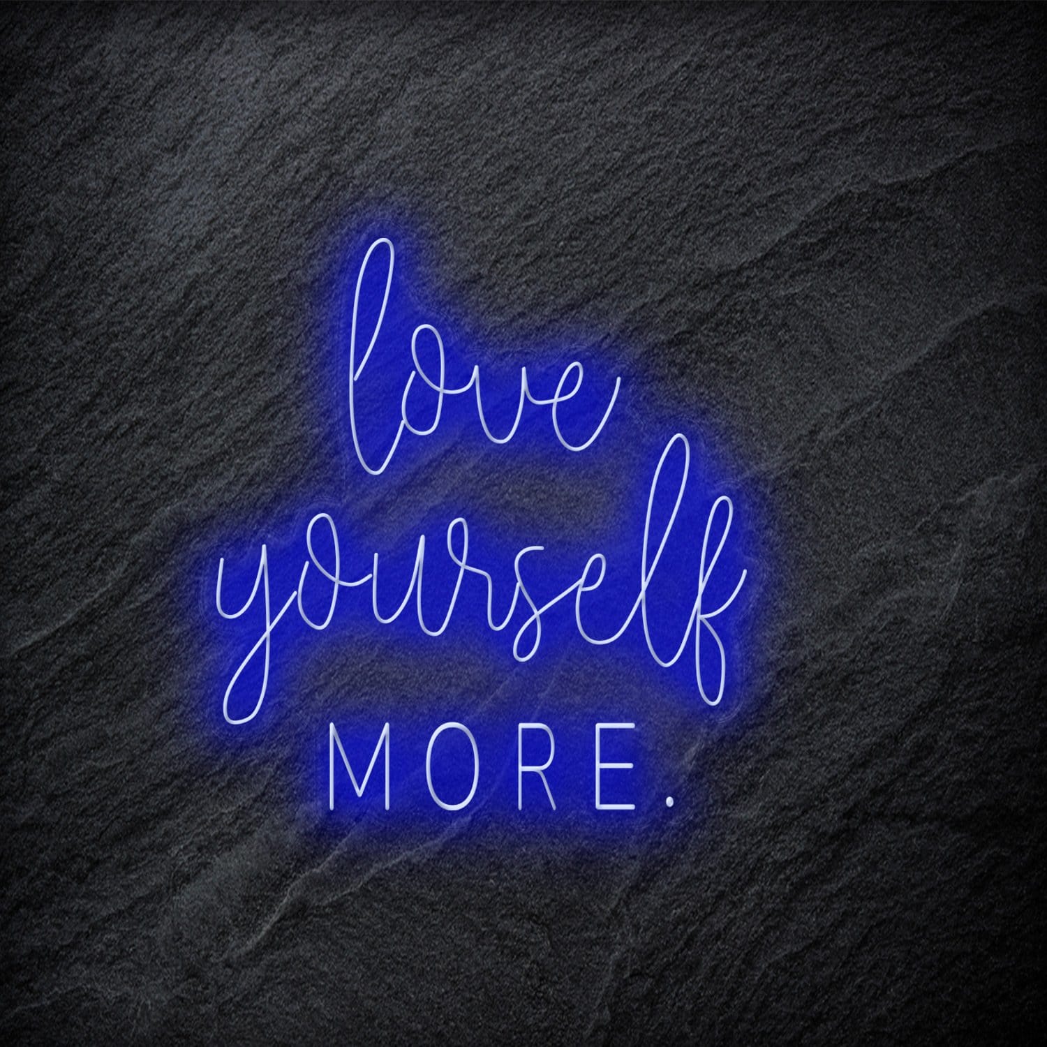 "Love Yourself More" LED Neon Schriftzug - NEONEVERGLOW