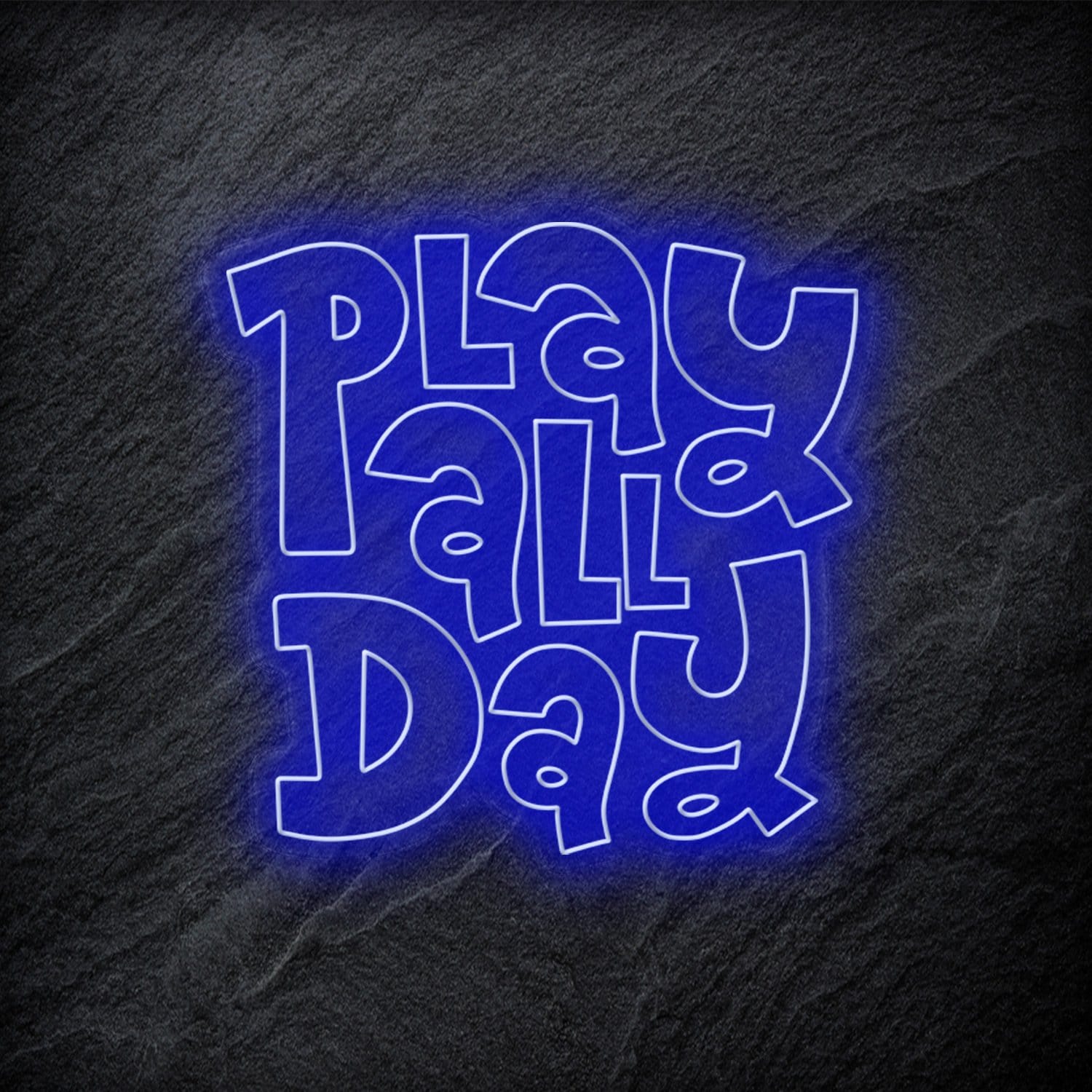 "Play All Day" LED Neonschild - NEONEVERGLOW