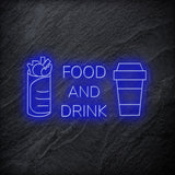 "Food and Drink" LED Neonschild - NEONEVERGLOW