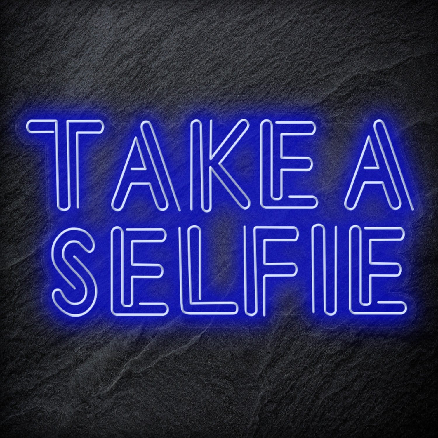 "Take A Selfie" LED Neon Schriftzug - NEONEVERGLOW