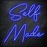 "Selfmade" LED  Neon Schriftzug Sign - NEONEVERGLOW
