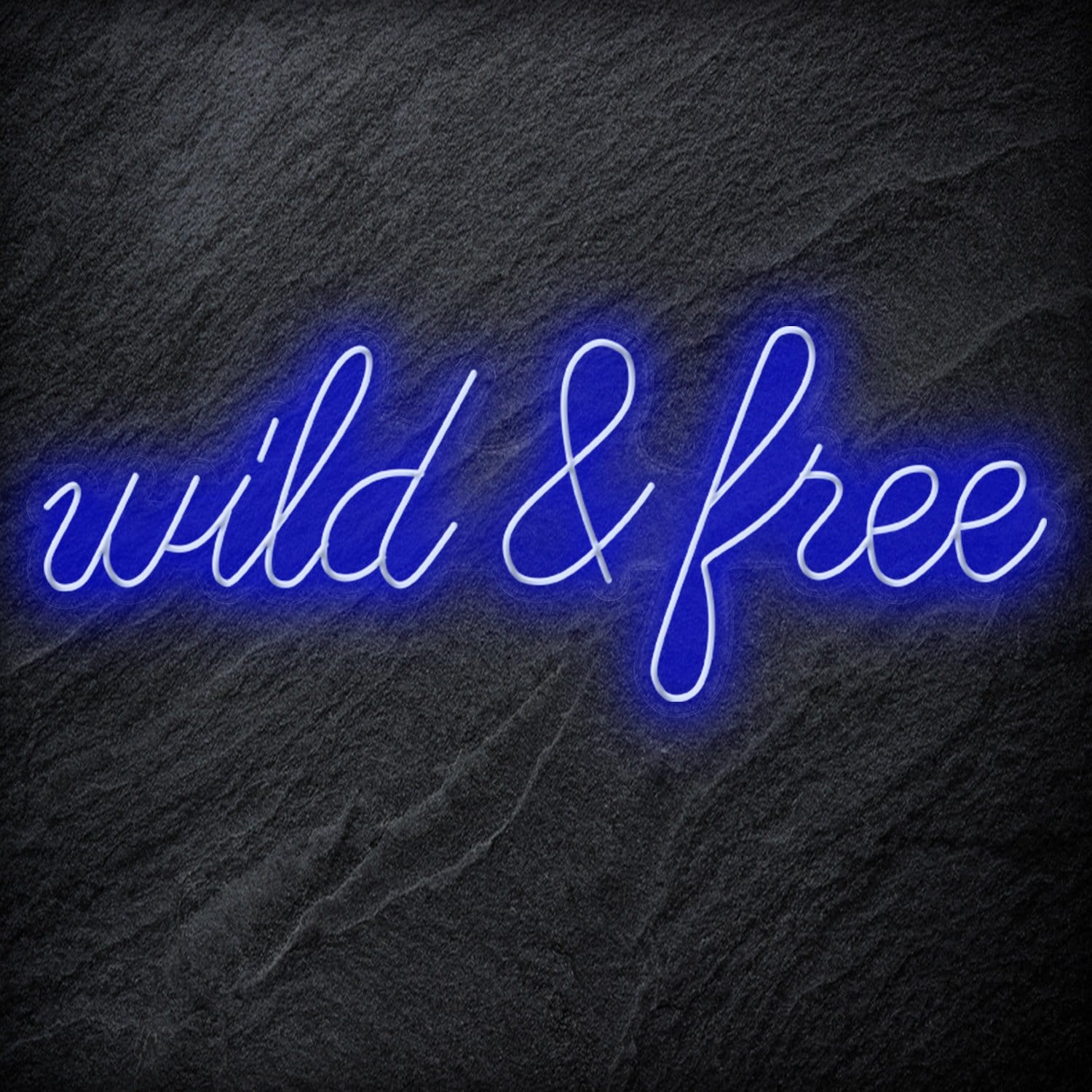 " Wild & Free " LED Neon Schriftzug - NEONEVERGLOW