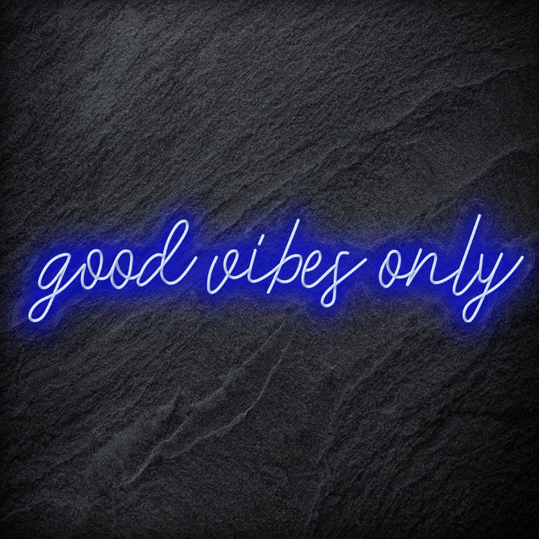 Good Vibes Only LED Neon Schriftzug – NEONEVERGLOW