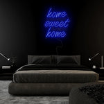 "Home Sweet Home" LED Neon Sign Schriftzug - NEONEVERGLOW