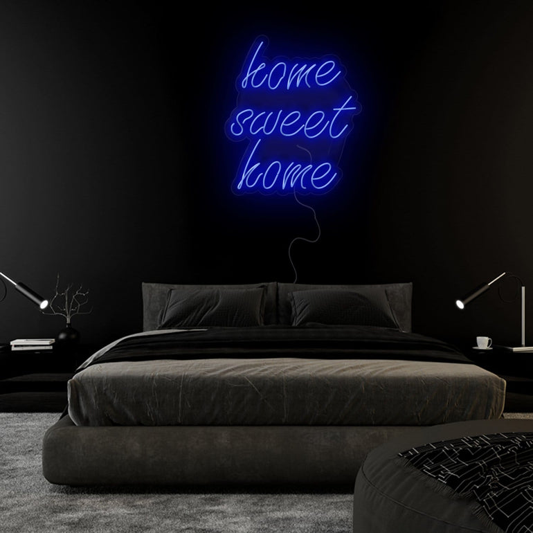 "Home Sweet Home" LED Neon Sign Schriftzug - NEONEVERGLOW
