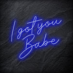 "I Got You Babe" LED Neon Schriftzug - NEONEVERGLOW