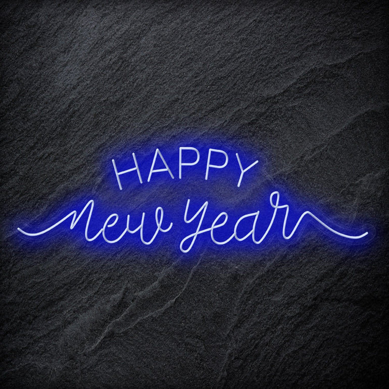 "Happy New Year" LED Neonschild - NEONEVERGLOW