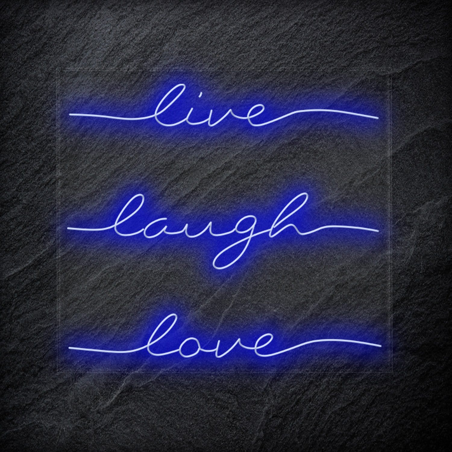 "Live Laugh Love" LED Neon Schriftzug - NEONEVERGLOW