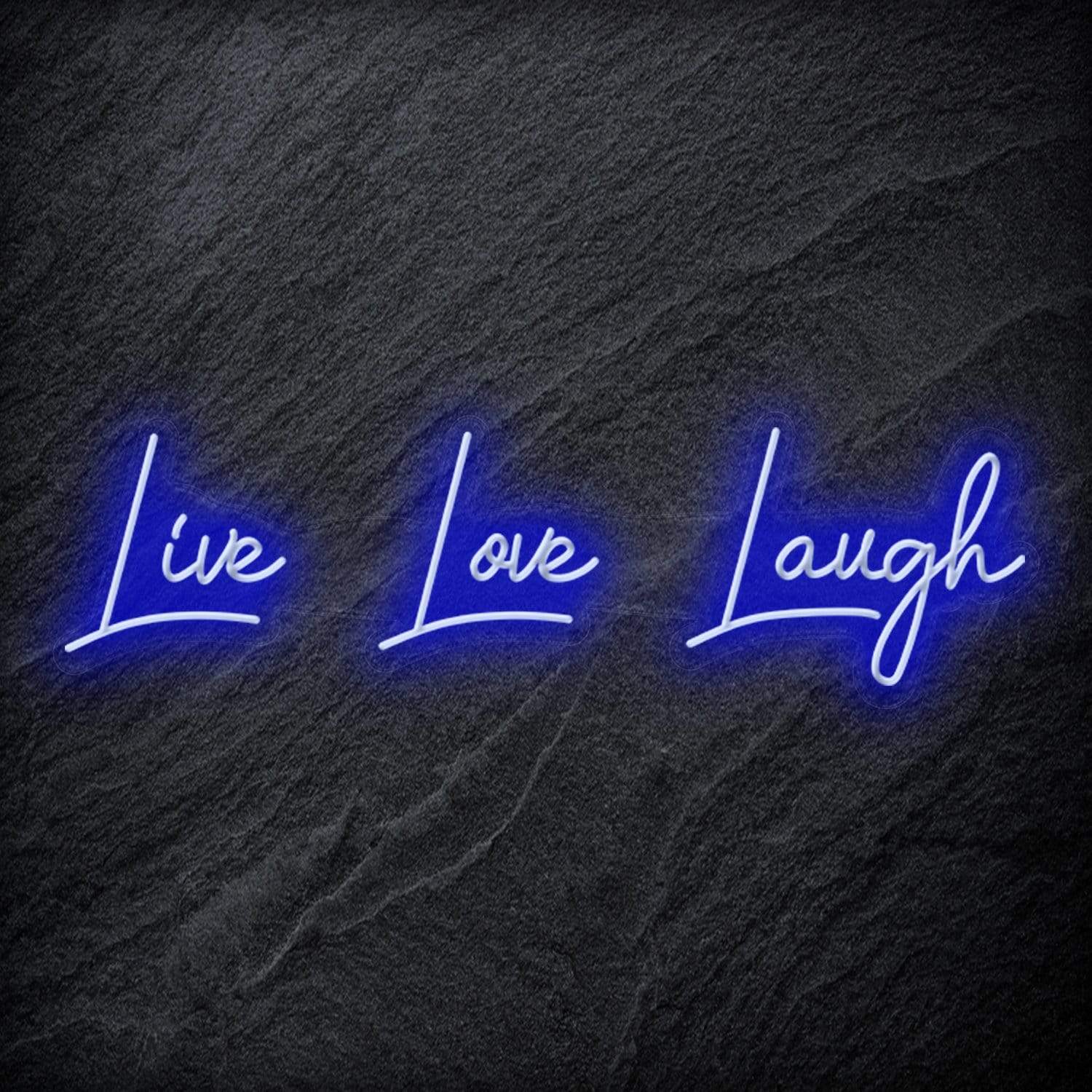 "Live Love Laugh " LED Neon Schriftzug - NEONEVERGLOW
