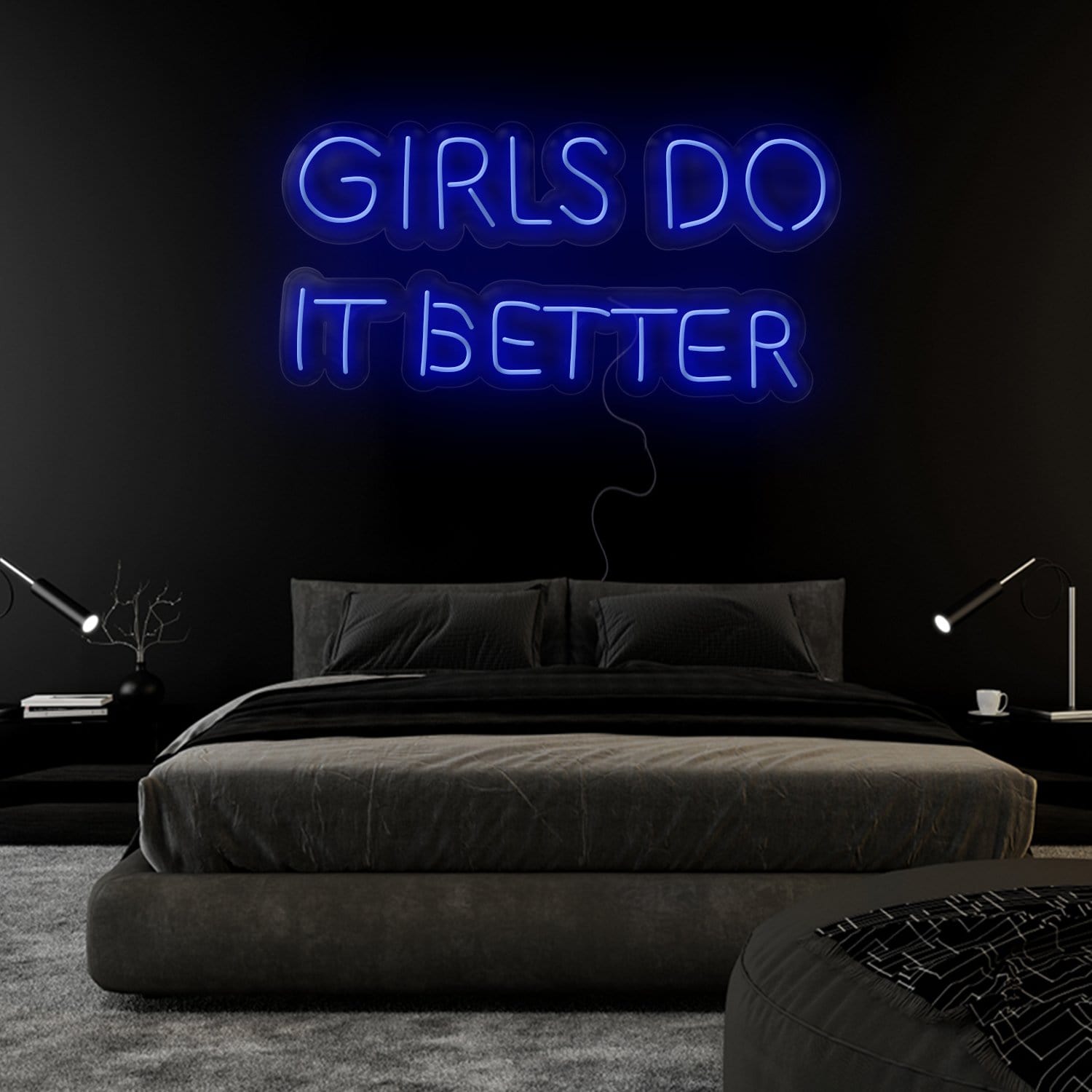 "Girls Do It Better " LED Neon Sign Schriftzug - NEONEVERGLOW