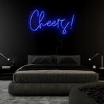 "Cheers" LED Neon Sign Schriftzug - NEONEVERGLOW