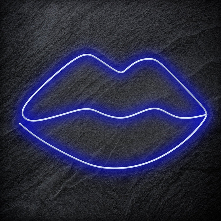 "Lippen" LED Neonschild Sign - NEONEVERGLOW