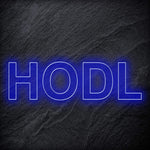 "HODL" LED Neon Schriftzug - NEONEVERGLOW