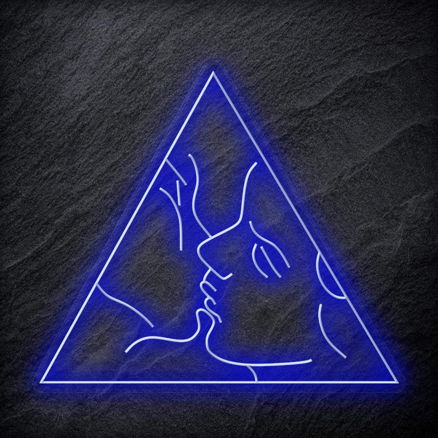 "Kiss" LED Neonschild Schriftzug - NEONEVERGLOW