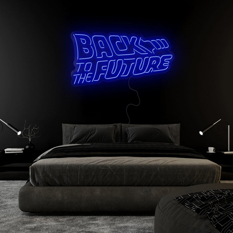 "Back to The Future" LED Neonschild Sign Schriftzug - NEONEVERGLOW