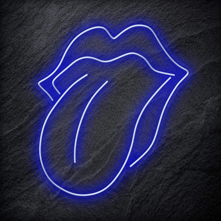"Lips" LED Neonschild Schriftzug Sign - NEONEVERGLOW